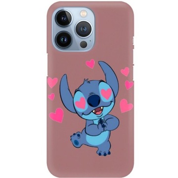 Etui Matowe Róż do IPHONE 13 PRO Walentynki Wzory