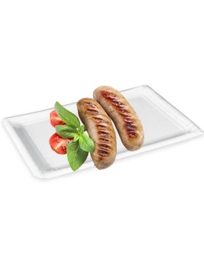 Tacki papierowe białe 13/20cm 100szt grill frytki