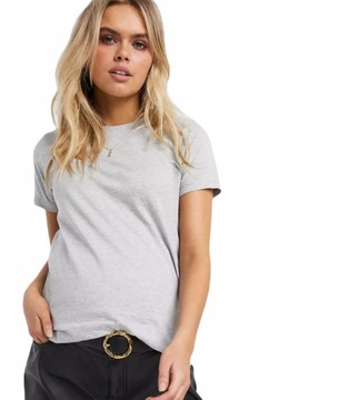 DESIGN MATERNITY T-SHIRT BAWEŁNIANY SZARY L