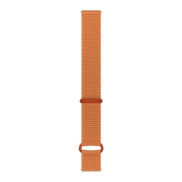 POLAR Tekstylny pasek z zapięciem na rzep 22 mm M/L, Pomarańczowy