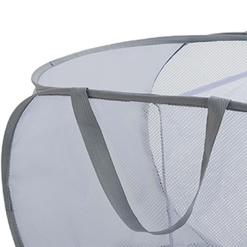 Переносная сетчатая корзина для грязного белья в ванную комнату.