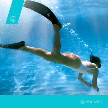 Трубка AQUASTIC Cove черная OS DRY TOP VENT VALVE