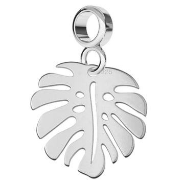 CHARMS ZAWIESZKA MONSTERA LIŚĆ MONSTERY srebro 925