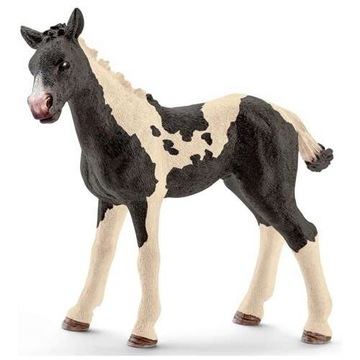 SCHLEICH ŹREBIĘ RASY PINTO KOŃ KONIK CIELĘ FIGURKA KOLEKCJONERSKA