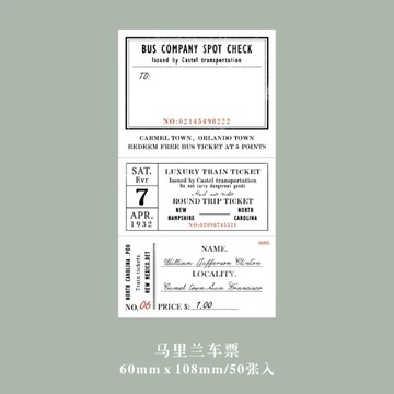 50 Sheets Simple Small Fresh Memo Pad Message