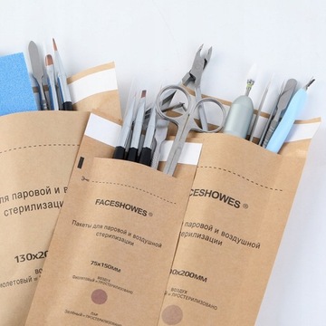 Пакет для стерилизации инструментов для ногтей 100 шт.