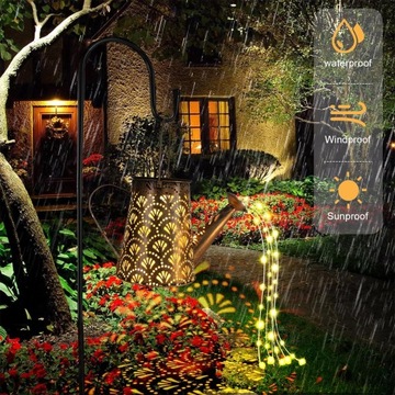 LAMPA SOLARNA DO OGRODU KONEWKA LAMPKI LED OŚWIETLENIE OGRODOWE ZEWNĘTRZNE