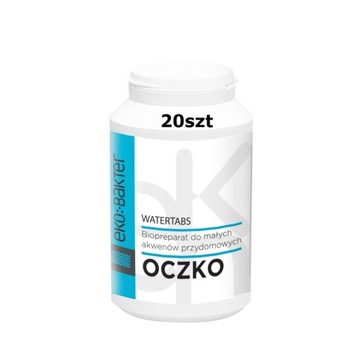 SKUTECZNE BAKTERIE DO OCZEK WODNYCH - 20 TABLETKI