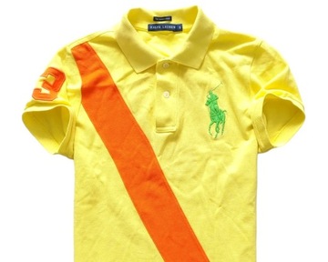 RALPH LAUREN THE SKINNY POLO BIG LOGO DAMSKA KOSZULKA POLO S