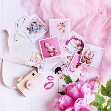 Foto odbitki zdjęć kwadrat 7,5 x 7,5 cm 48 sztuk wywoływanie wywołanie