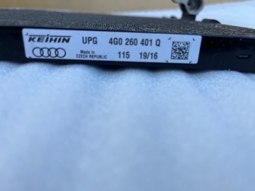 AUDI OE 4G0260401Q KONDENZÁTOR KLIMATIZACE