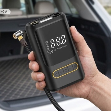 BELAIDIS AUTOMOBILINIS KOMPRESORIUS ELEKTRINIS PADANGŲ SIURBLYS POWERBANK – nuotrauka 9