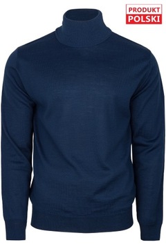 Golf męski JEANS M&M wełna merynos rozm. 3XL
