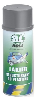 BOLL Lakier STRUKTURALNY DO PLASTIKU - Spray Szary