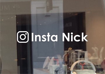 Наклейка на автомобиль ИНСТРУКЦИЯ Заказать Инстаграм Никнейм