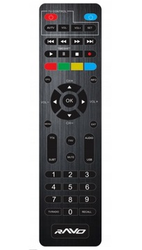 Pilot do tunera DVB-T2 RAVO HD203 HD204 HEVC