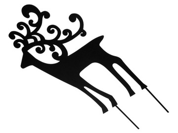 РОЖДЕСТВЕНСКОЕ УКРАШЕНИЕ «ОЛЕНЬ» ДЛЯ ПРИКЛЕИВАНИЯ, металл