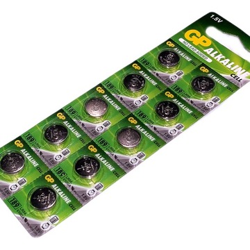 GP baterie 10szt L1131F LR54 189 V10GA AG10 LR1130