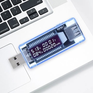 USB-ТЕСТЕР НАПРЯЖЕНИЕ ТОК ИЗМЕРИТЕЛЬ ЕМКОСТИ АККУМУЛЯТОРА ВОЛЬТМЕТР АМПЕРМЕТР