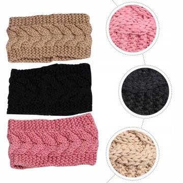 3 шт., зимняя теплая повязка на голову, широкая n