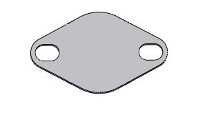 Zaślepka EGR ALFA ROMEO FIAT OPEL SAAB 1.9JTD CDTI