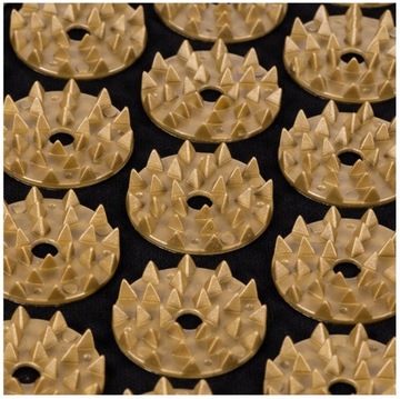 ЗОЛОТОЙ АКУПРЕССУРНЫЙ КОВРИК + ПОДУШКА ДЛЯ ЗДОРОВЬЯ + ЧЕХОЛ ДЛЯ 2 ШАРИКОВ