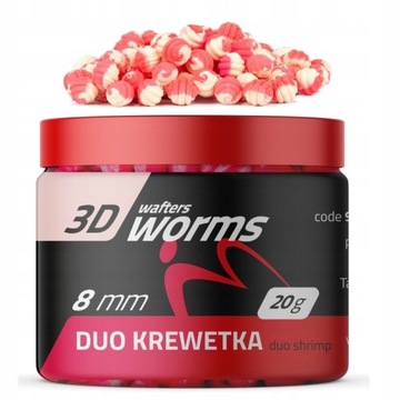 MatchPRO PRZYNĘTA TOP WORMS WAFTERS DUO SHRIMP 8mm 20g