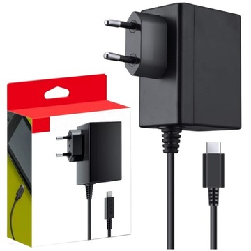 ZASILACZ ŁADOWARKA DO KONSOLI NINTENDO SWITCH LITE AC USB 2.6A TYP-C