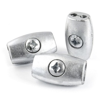 ZACISK DO LIN LINOWY KUBEŁKOWY OCYNK 4mm 10 szt.