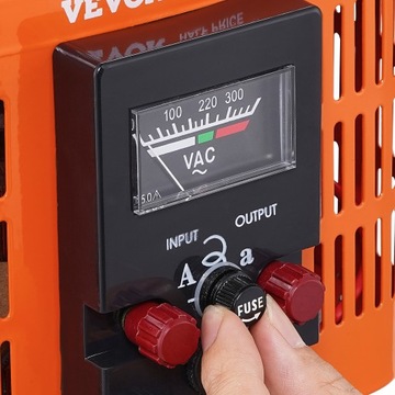 Переменный трансформатор VEVOR 3000 ВА 10 А, 0-300 В, регулятор напряжения переменного тока