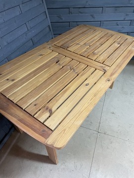 stół drewno prostokątny 150x80cm ,ogród taras wyprzedaż