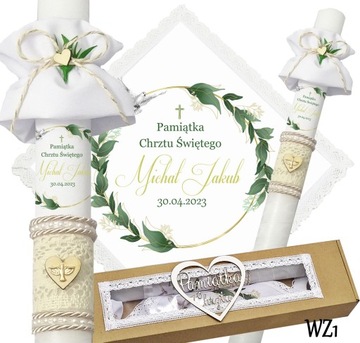 БЕЛАЯ ОДЕЖДА И КРЕЩЕСТВЕННАЯ СВЕЧА КРЕЩЕННОЕ ИМЯ