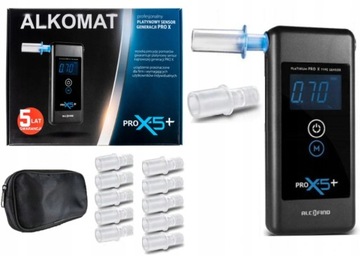 Precyzyjny Alkomat PRO X-5 PLUS PLATYNOWY SENSOR