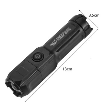 МОЩНЫЙ ФОНАРЬ С ЗУМОМ ДИАПАЗОНА 500 м XPE USB (E077)