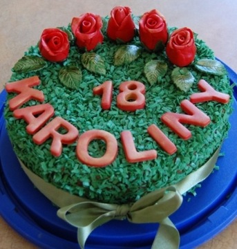 Вафельный топпинг для тортов, маффинов, капкейков BLUE Birthday Party 20г