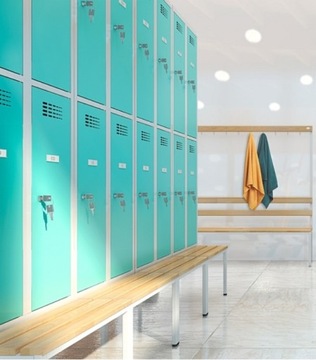 Шкаф по охране труда, 6 дверей, металлический, 180х90х50