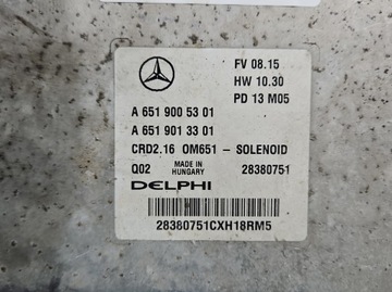 JEDNOTKA ŘÍZENÍ MOTORU A6519005301 MERCEDES GLK X204 08- 2.2 CDI