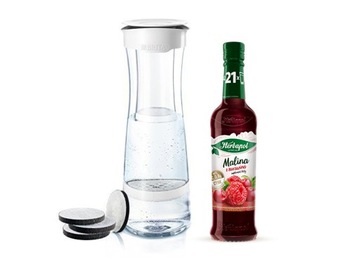 Karafka filtrująca wodę Brita Fill&Serve (grafitowa) + 4 filtry Microdisc