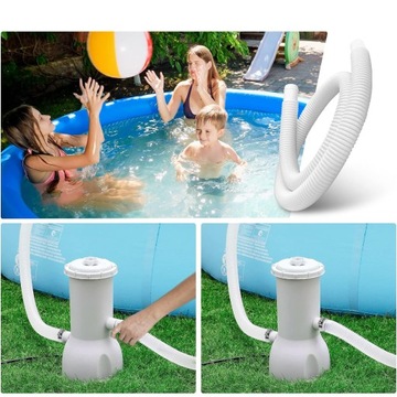 Wąż 150cm do Pompy Basenowej 32mm, wąż zamienny pompy basenowej 2 szt