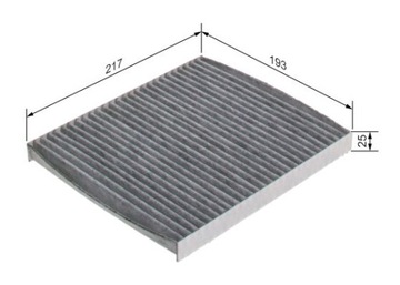 BOSCH FILTR KABINY UHLÍKOVÝ