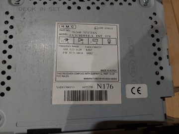 RÁDIO NAVIGACE 96560-3Z1514X HYUNDAI I40 FACELIFT 2014/2019 ROK