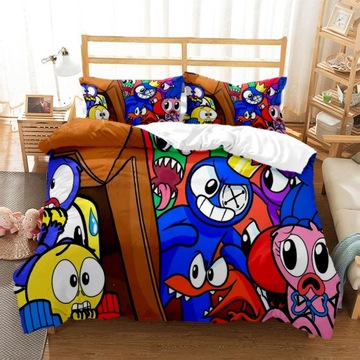 3-CZĘŚCIOWY ZESTAW POŚCIELI RAINBOW FRIENDS