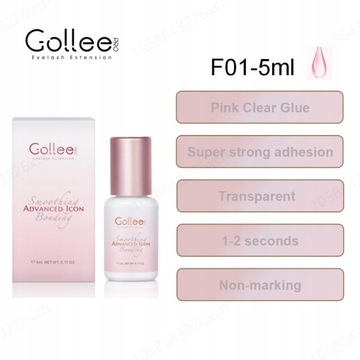 Gollee 5ml Eyelash Extension Glue 0.5 Second