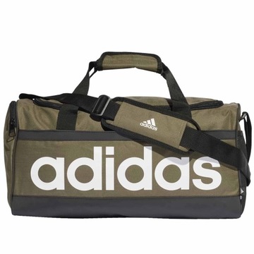ADIDAS LINEAR DUFFEL M HR5350 TORBA SPORTOWA TRENING ZIELONA MEDIUM ŚREDNIA