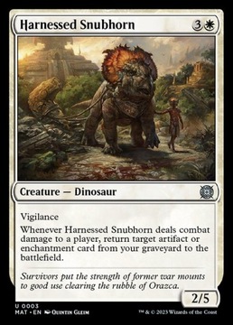 MTG MAT #3 Harnessed Snubhorn