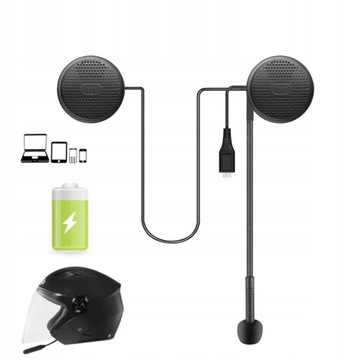 SŁUCHAWKI BT5.0 BLUETOOTH kask MOTOCYKL do kasku