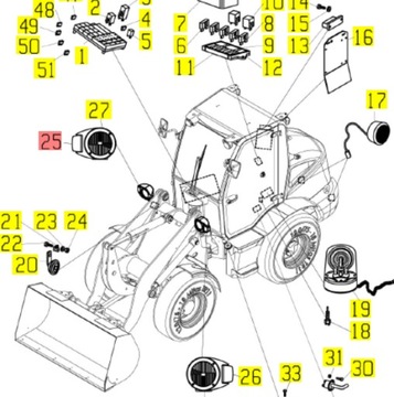 YANMAR Lampa do V7, V8