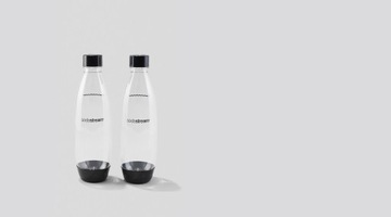 SodaStream butelka FUSE x2 1L duża CZARNA zestaw