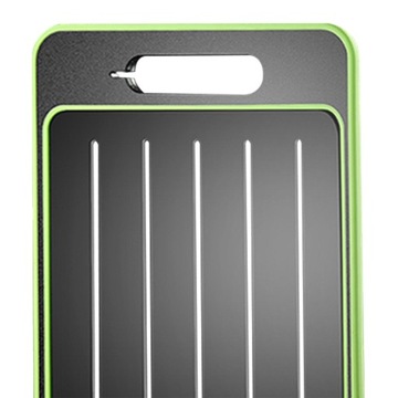 Двусторонняя разделочная доска с ручкой.