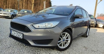 Ford Focus III Kombi Facelifting 1.0 EcoBoost 100KM 2015 Ford Focus 1.0 Ben 101kM Klima Temp. Navi Czujniki Serwis GWARANCJA Benzyna, zdjęcie 3